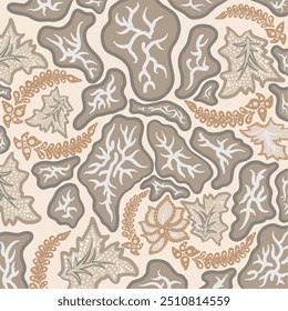 Batik pattern vector design from Indonesia