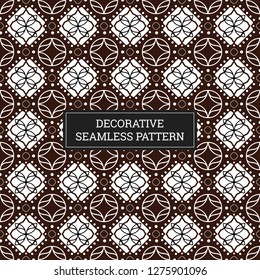 Batik Seamless Decorative Pattern Background