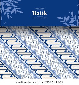 batik seamless pattern art illustration