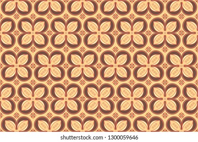 Batik Seamless Pattern; Motif Floral