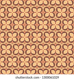Batik Seamless Pattern; Motif Floral