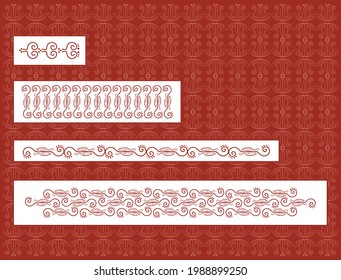 Batik Seamless Pattern vector illustration. Indonesia traditional cloth. good for for printing and any surface design
