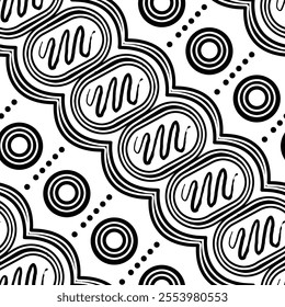 Batik sketch design for color book