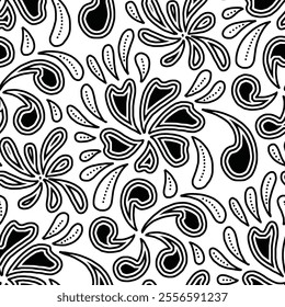Batik sketch design for color book
