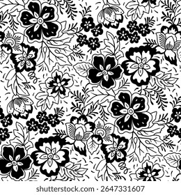 Batik diseño de boceto para libro para colorear