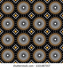 batik sun pattern
