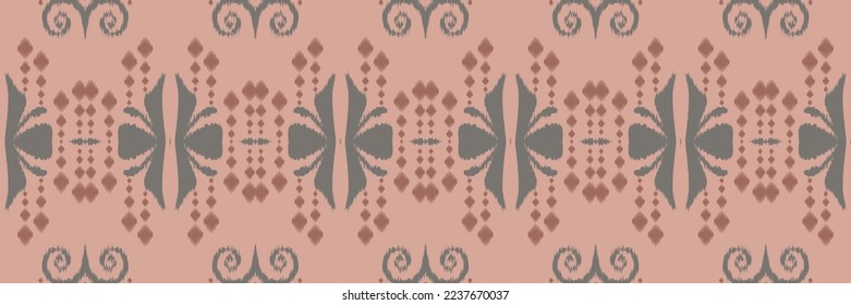 Batik Textile Ethnic ikat Design nahtlose Muster digitale Vektordesign für Print Saree Kurti Borneo Fabric Grenz-Symbole Pinselspitzen Baumwolle