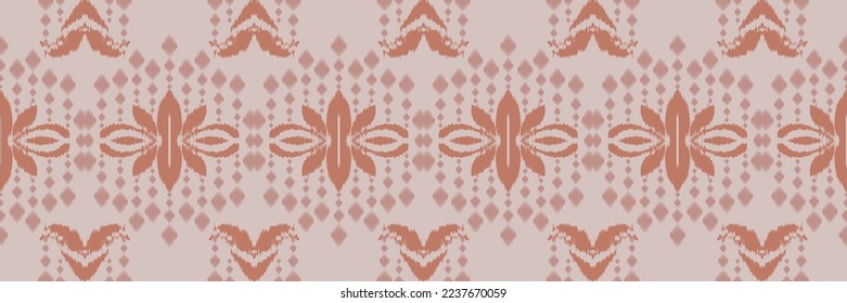 Batik Textile Ethnic ikat design seamless pattern digital vector design for Print saree Kurti Borneo Fabric border brush symbols swatches stylish