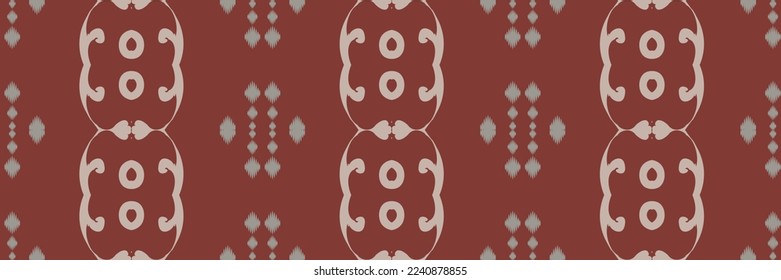 Batik Textile Ethnic ikat stripe seamless pattern digital vector design for Print saree Kurti Borneo Fabric border brush symbols swatches stylish