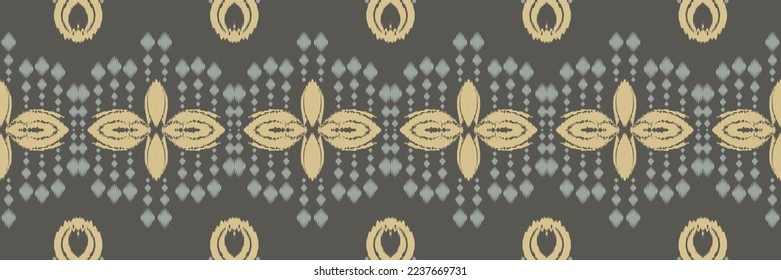Batik Textile Ethnic ikat Dreieck nahtlose Muster digitale Vektordesign für Print Saree Kurti Borneo Fabric Bürste Symbole Armbanduhren Baumwolle