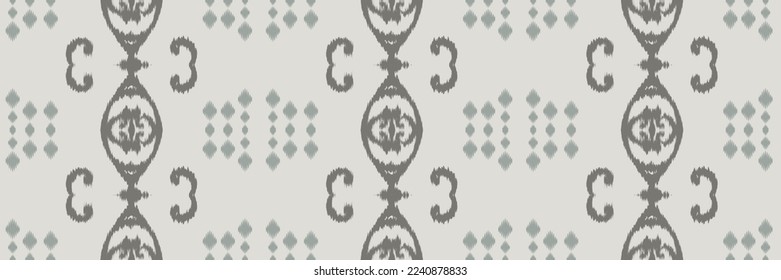 Batik Textile Ethnic ikat triangle seamless pattern digital vector design for Print saree Kurti Borneo Fabric border brush symbols swatches party wear