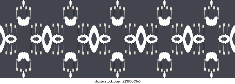 Batik Textile ikat background seamless pattern digital vector design for Print saree Kurti Borneo Fabric border brush symbols swatches stylish