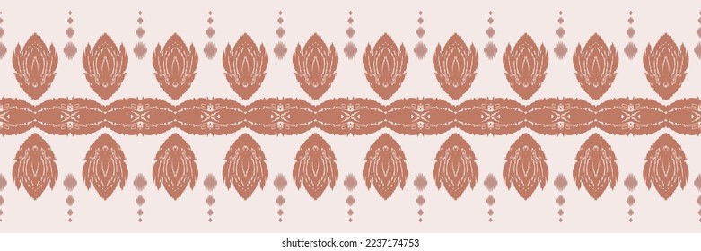 Batik Textile ikat damask seamless pattern digital vector design for Print saree Kurti Borneo Fabric border brush symbols swatches stylish