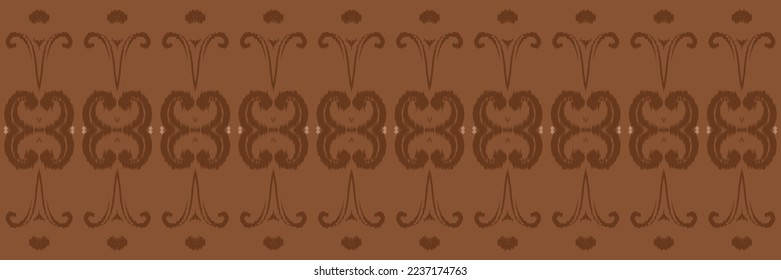 Batik Textile ikat design seamless pattern digital vector design for Print saree Kurti Borneo Fabric border brush symbols swatches cotton