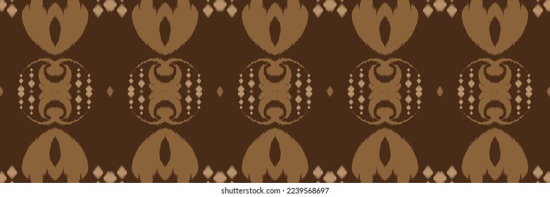 Batik Textile ikat design seamless pattern digital vector design for Print saree Kurti Borneo Fabric border brush symbols swatches stylish