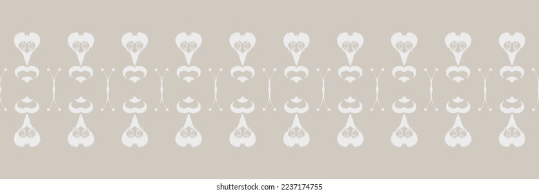 Batik Textile ikat designs seamless pattern digital vector design for Print saree Kurti Borneo Fabric border brush symbols swatches stylish