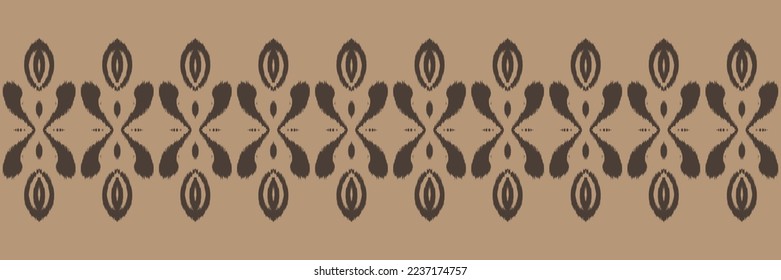 Batik Textile ikat diamond seamless pattern digital vector design for Print saree Kurti Borneo Fabric border brush symbols swatches designer