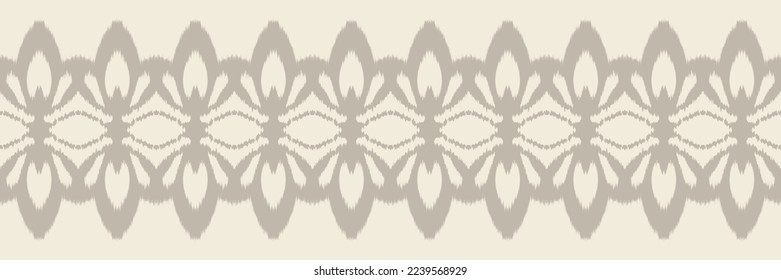 Batik Textile ikat fabric seamless pattern digital vector design for Print saree Kurti Borneo Fabric border brush symbols swatches stylish