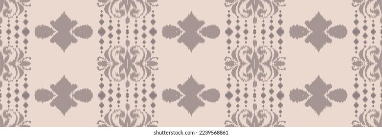Batik Textile ikat prints seamless pattern digital vector design for Print saree Kurti Borneo Fabric border brush symbols swatches cotton