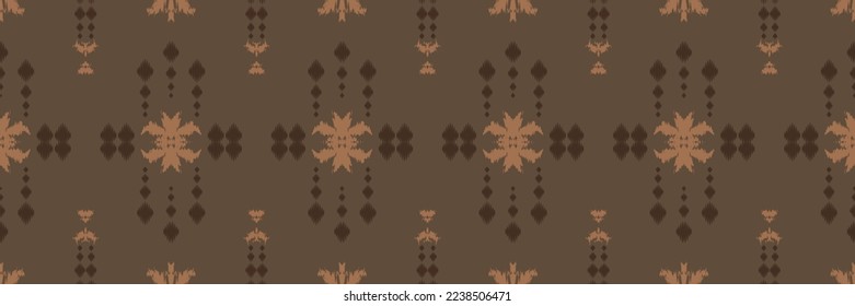 Batik Tejidos tiras de ikat patrón sin fisuras diseño vectorial digital para Print saree Kurti Borneo Tejidos símbolos de pincel swatings algodón