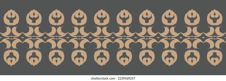 Batik Textile textile ikat textil diseño de vectores digitales sin fisuras para Print saree Kurti Borneo Tejido símbolos de pincel swatings diseñador