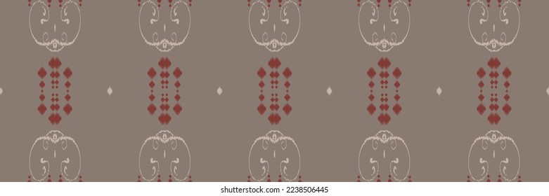 Batik Textile ikat vector seamless pattern digital vector design for Print saree Kurti Borneo Fabric border brush symbols swatches designer