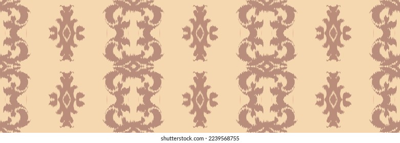 Vector de ikat textil batik diseño vectorial digital sin fisuras para Print saree Kurti Borneo Símbolos de broche de tela swatks parte de desgaste