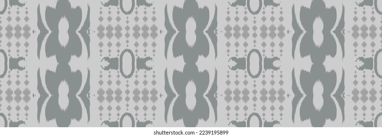 Batik Textile Ikkat or ikat Aztec seamless pattern digital vector design for Print saree Kurti Borneo Fabric border brush symbols swatches stylish