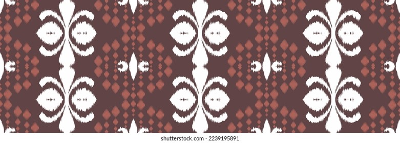 Batik Textile Ikkat o ikat fondo diseño vectorial digital sin fisuras para Print saree Kurti Borneo Tejidos símbolos de pincel de diseño
