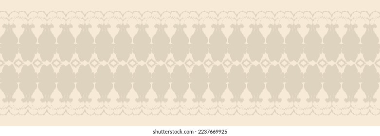 Batik Textile Ikkat or ikat design seamless pattern digital vector design for Print saree Kurti Borneo Fabric border brush symbols swatches party wear