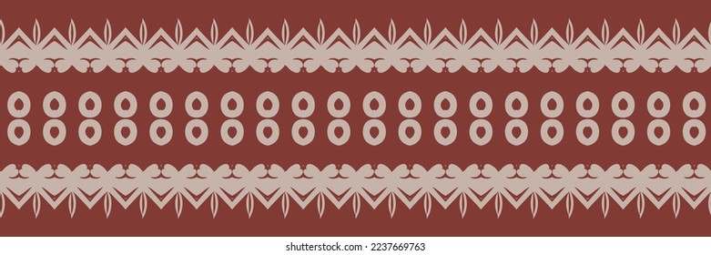 Batik Textile Ikkat or ikat flower seamless pattern digital vector design for Print saree Kurti Borneo Fabric border brush symbols swatches stylish