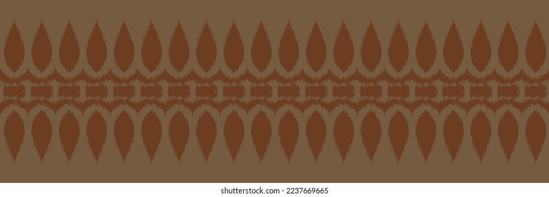 Batik Textile Ikkat or ikat print seamless pattern digital vector design for Print saree Kurti Borneo Fabric border brush symbols swatches cotton