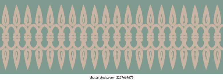 Batik Textile Ikkat or ikat print seamless pattern digital vector design for Print saree Kurti Borneo Fabric border brush symbols swatches stylish