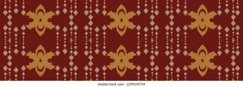 Batik Textile Ikkat or ikat stripes seamless pattern digital vector design for Print saree Kurti Borneo Fabric border brush symbols swatches designer