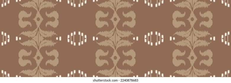 Batik Textile Ikkat or ikat vector seamless pattern digital vector design for Print saree Kurti Borneo Fabric border brush symbols swatches stylish
