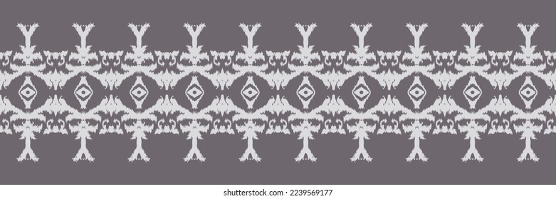 Batik Textile Motif ikat Aztec seamless pattern digital vector design for Print saree Kurti Borneo Fabric border brush symbols swatches cotton