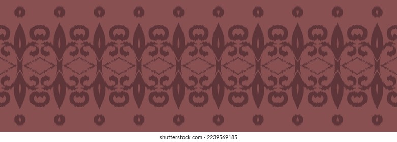 Batik Textile Motif ikat Aztec seamless pattern digital vector design for Print saree Kurti Borneo Fabric border brush symbols swatches party wear