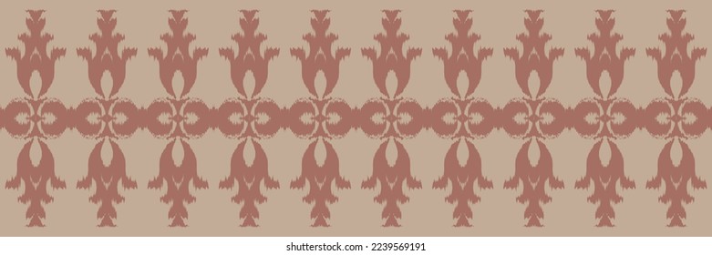 Batik Textile Motif ikat Aztec seamless pattern digital vector design for Print saree Kurti Borneo Fabric border brush symbols swatches designer