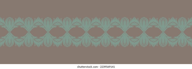 Batik Textile Motif ikat fondo diseño vectorial digital sin fisuras para Print saree Kurti Borneo Tejidos símbolos de pincel de borde swatches elegantes