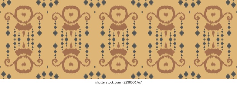 Batik Textile Motif ikat fabric seamless pattern digital vector design for Print saree Kurti Borneo Fabric border brush symbols swatches designer