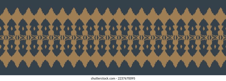Batik Textile Motif ikat stripe seamless pattern digital vector design for Print saree Kurti Borneo Fabric border brush symbols swatches cotton