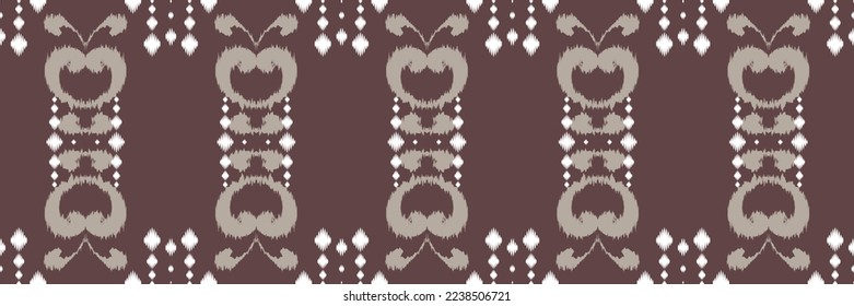 Batik Textile Motif ikat stripe seamless pattern digital vector design for Print saree Kurti Borneo Fabric border brush symbols swatches designer