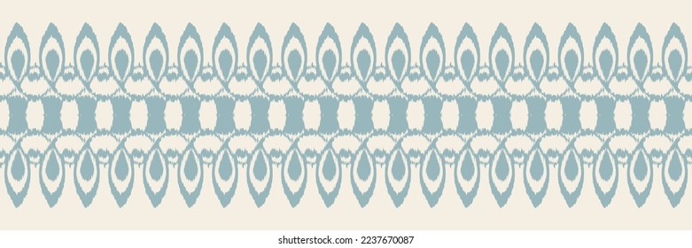 Batik Textile Motif ikat triangle seamless pattern digital vector design for Print saree Kurti Borneo Fabric border brush symbols swatches party wear