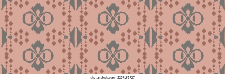 Batik Textile Motif ikat Dreieck nahtlose Muster digitale Vektordesign für Print Saree Kurti Borneo Fabric Bürstensymbole Armbanduhren Baumwolle