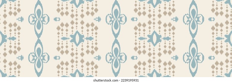 Batik Textile Motif ikat triangle seamless pattern digital vector design for Print saree Kurti Borneo Fabric border brush symbols swatches party wear