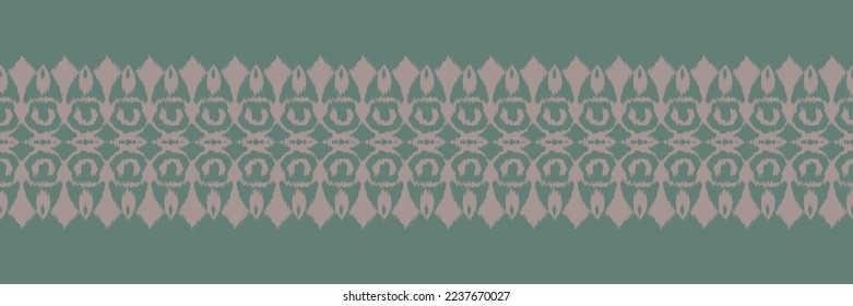 Batik Textile Motif ikat vector seamless pattern digital vector design for Print saree Kurti Borneo Fabric border brush symbols swatches stylish