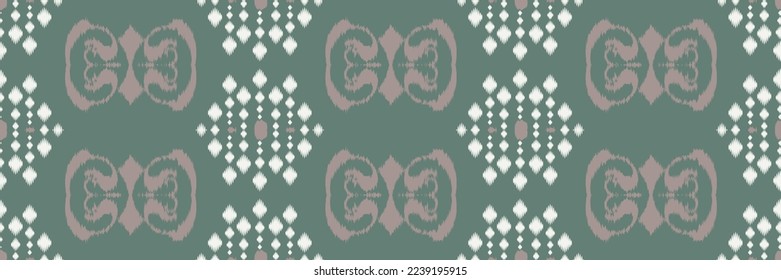 Batik Textile Motif ikat vector diseño vectorial digital sin fisuras para Print saree Kurti Borneo Tejidos símbolos de pincel de borde swatches con estilo