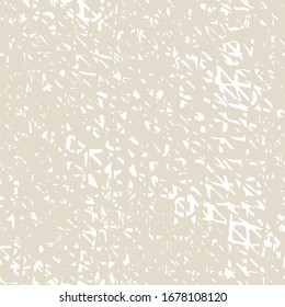 Batik Tie Dye Border. Stencil Japan Background. Shibori Seamless Pattern. Tie Dye Abstract Texture. Watercolor Shoji Design. Kimono Tile.  Organic Minimal Grid. Beige and White