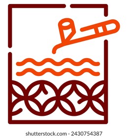 Batik Tulis icon illustration for web, app, infographic, etc