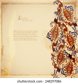Batik vector background